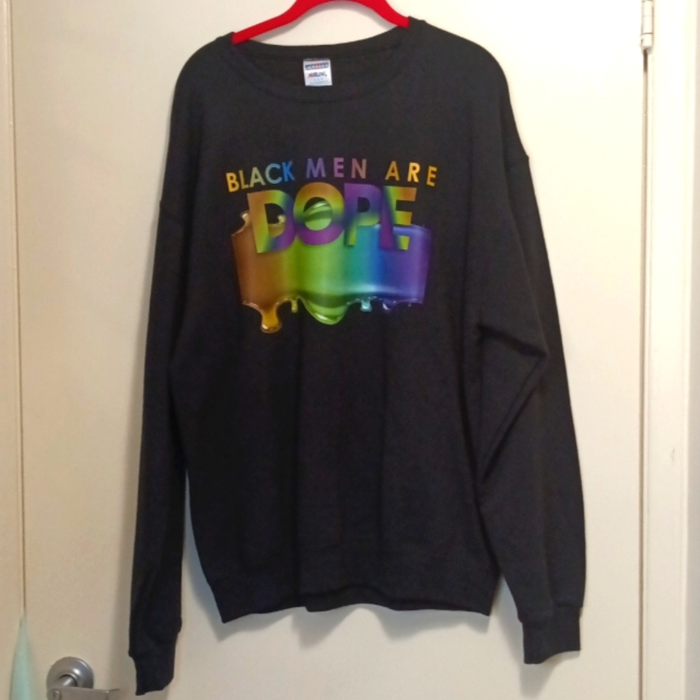 Jerzees Large Black Sweatshirt